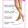 Hudson Women's Transparent Knee-High Socks - Beige - 6-9