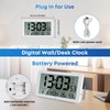 Seugjie Large Digital Wall Clock 9-inch Desk Clock Digital with