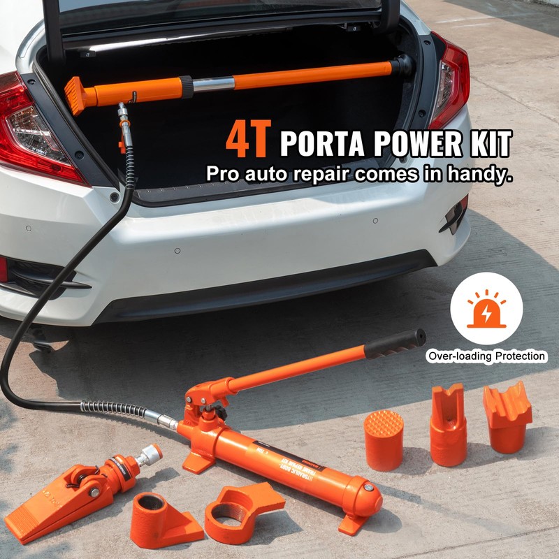 Happybuy Hydraulic Jack Kit 4 Ton, Auto Body Frame Repair