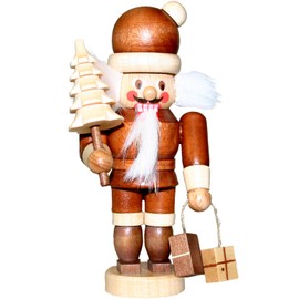 CHRISTIAN ULBRICHT 13-0503 Mini Nutcracker-Santa-4" H x 2.25" W x 2" D, Brown