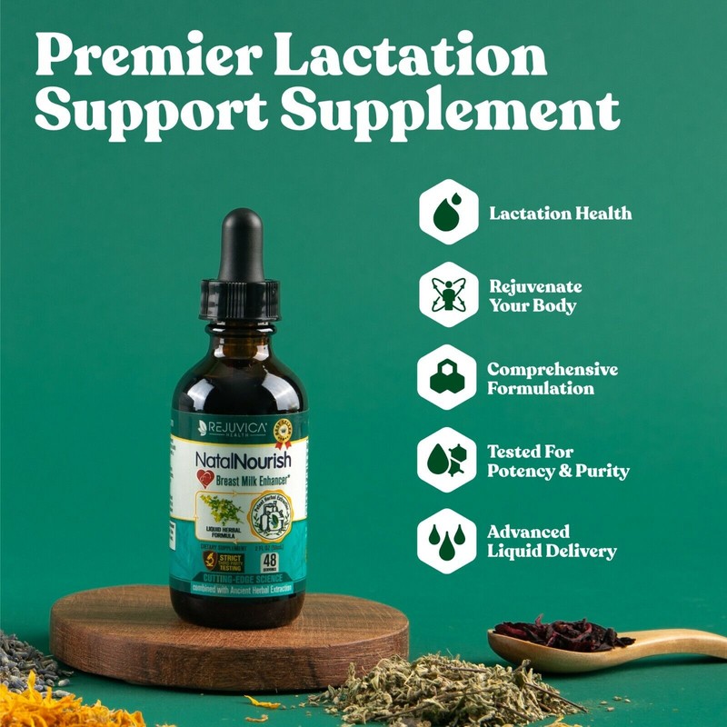 Rejuvica Health Natal Nourish - Lactation and Breastfeeding Enhancer |