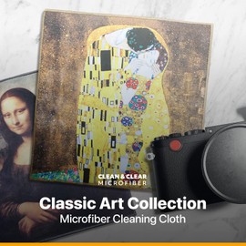 Extra Large [50 Pack] Classic Art Collection II, Microfiber Cleaning Cloth - Ultra Premium Quality Microfiber Cloth(Best for Camera Lens, Glasses, Screens, and All Lens.)