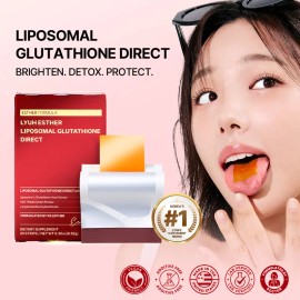 Liposomal Glutathione Strips – 284mg, 30 Strips – Antioxidant Support, Skin Tone & Radiance, K-Beauty Inner Wellness Supplement, Made in USA