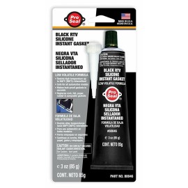 ProSeal Adhesive Black Rtv Silicone Instant Gasket 1 oz Low Volatile Formula