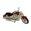 Miniature Red Indian Style Motorbike Novelty Collectors Clock - 9497Red