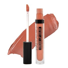 Palladio Lápiz labial líquido de color crema de larga duración, pigmento de color de alta intensidad a prueba de transferencia, fórmula suave y liviana, acabado mate color crema, Skin