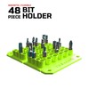 EZRED EZBIT-G Green Flexible Magnetic Bit Holder, Holds 48 Bits