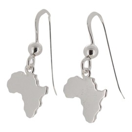 Touch Jewellery 925 Sterling Silver Africa Drop Earrings