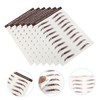 FOMIYES 6PCS 3D Waterproof Eyebrow Stickers Temporary Brow for Natural