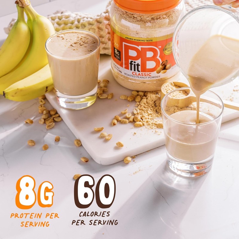PBfit 30 Ounce Classic Peanut Butter Powder, Powdered Peanut Butter