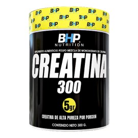 Bhp Ultra Creatina Monohidratada 300 Gr 60 Servicios Sabor Sin sabor