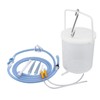 Topquafocus Large Enema Bucket Kit Anti-backflow Enema Kit for Men