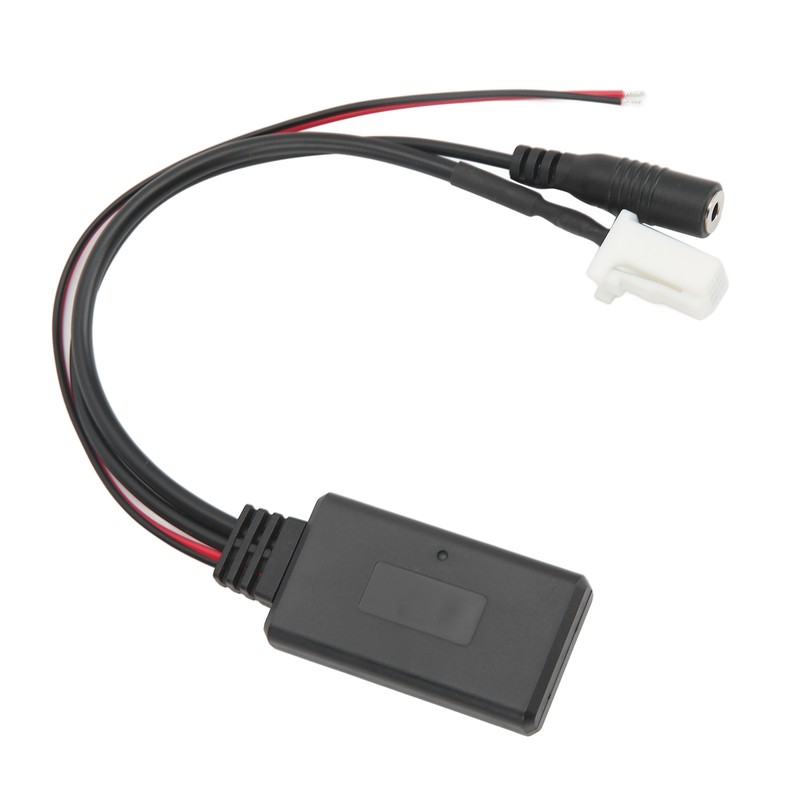 Car Bluetooth Audio Cable Adapter with Microphone Hands Free Replacement