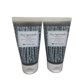ORIGINS CLEAR IMPROVEMENT DETOXIFYING CHARCOAL BODY SCRUB 1.7 OZ NWOB 2PCS