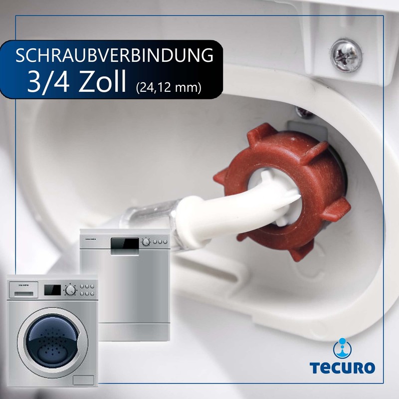 Aquastop Safety Inlet Hose in 1.50 m Washing Machine