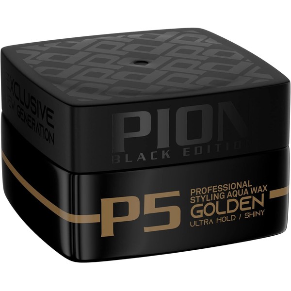 Pion Black Edition P5 Golden Professional Hair Styling Wax 175