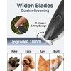 FURBONA Upgraded Dog Paw Trimmer with LED Light, 18 mm