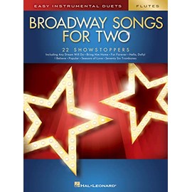 Broadway Songs for Two Flutes: Easy Instrumental Duets
