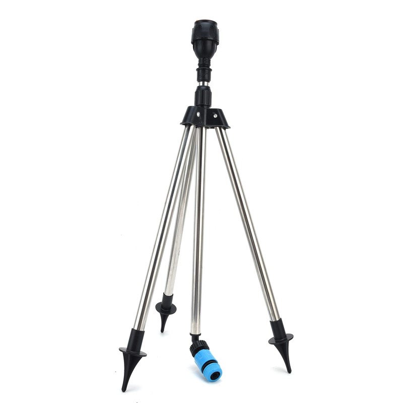 360‑Degree Rotating Sprinkler Automatic Watering Sprinkler with Tripod for Garden