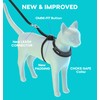 Furee Omni-fit Cat Harness, Push-Button Adjustable, Escape-Proof, Lightweight, No Bulk,