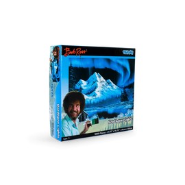 Bob Ross Northern Lights Puzzle for Adults and Kids | Aurora Borealis 1000 Piece Jigsaw Puzzle Toy | Interactive Brain Teaser for Family Game Night | 28 x 20 Inches