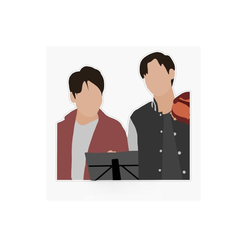 Twoset violin Bumper Sticker Vinyl Decal 5 inches