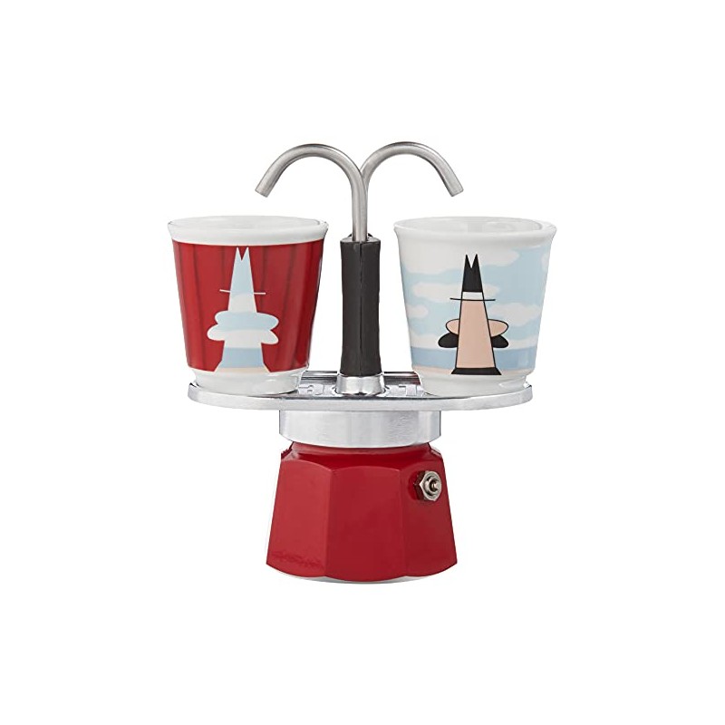 Bialetti - Mini Express Magritte: Moka Set includes Coffee Maker