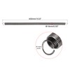 sourcing map Compression Spring,14mm OD,1.4mm Wire Size,700mm Extended Length,400mm Free