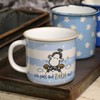 Sheepworld With German Text "Ich pass auf dich auf: Steinzeug"