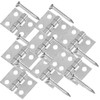 Operitacx 75Pcs 4 hole small hinge soft close hinges tiny