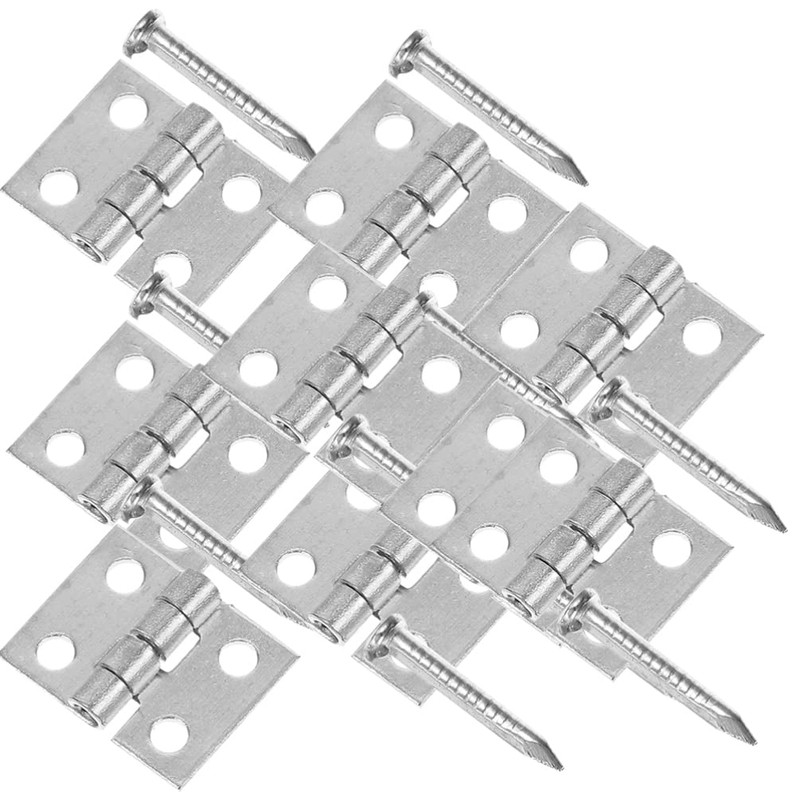 Operitacx 75Pcs 4 hole small hinge soft close hinges tiny