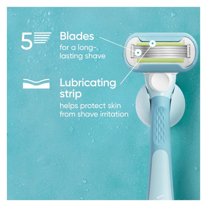 Gillette Venus Extra Smooth Womens Razor Blade Refills, 6 Count,