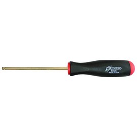 Bondhus 38668 6mm Ball End Tip Hex Screwdriver with GoldGuard Finish, 137mm, 2 Piece