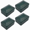 SKIR'CO Fence Post Caps Rectangular Green Plastic Caps 40 x