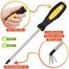 9pcs Magnetic Screwdrivers Set, Including 12in Phillips and Slotted Screwdrivers,