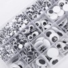 1298Pcs Wiggle Eyes con Autoadhesivo, 4-25mm Googly Wiggle Eyes Pegatinas
