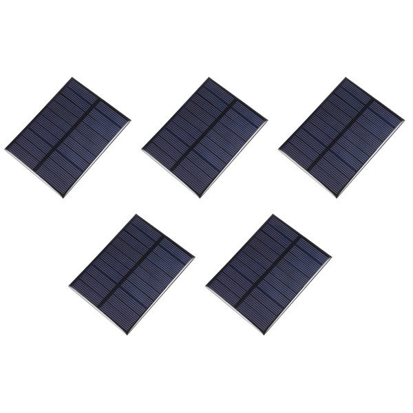 DMiotech 5 Pack 5V 1.2W 110mm x 69mm Mini Solar