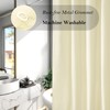 AooHome Shower Curtain Liner, Fabric Bathroom Curtain with Hooks for