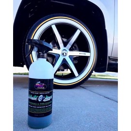 White Lines WL-16 Street Juice Products Whitewall & Tire Cleaner Safe for Cars, Trucks, Motorcycles, RVs & More, 16 fl oz