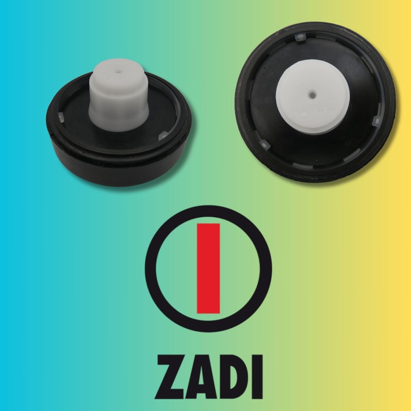 Zadi Tip Pipe Connection A Three Spokes, black