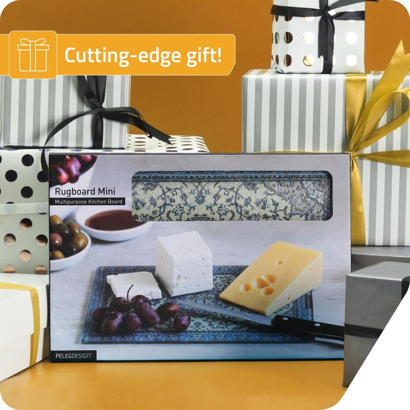PELEG DESIGN Tempered Glass Cutting Board, 7.4" x 11" –