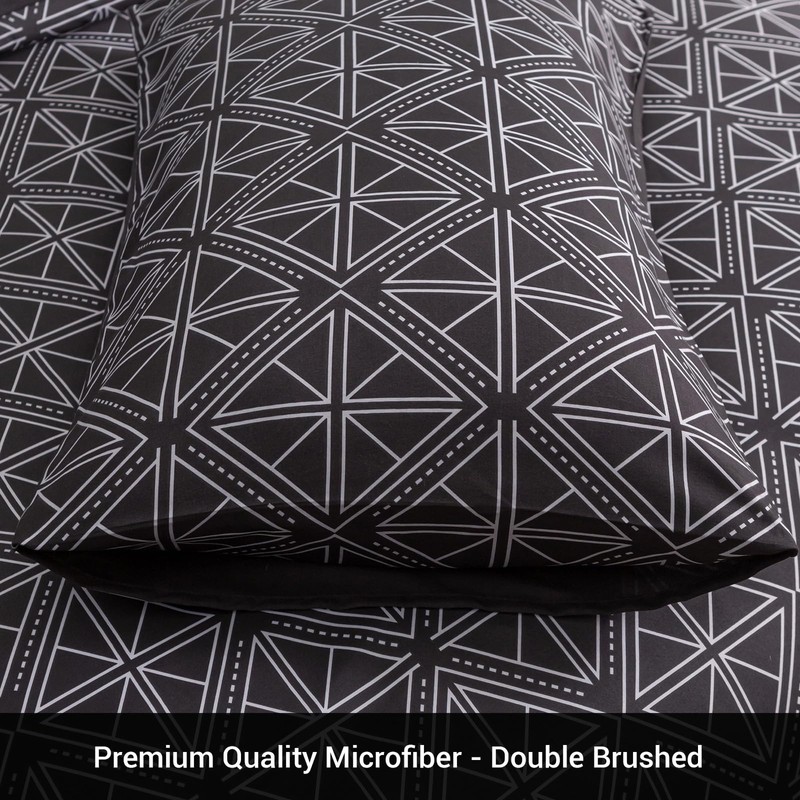 Pamposh Single Duvet Cover Set – Brushed Microfiber Duvet Cover