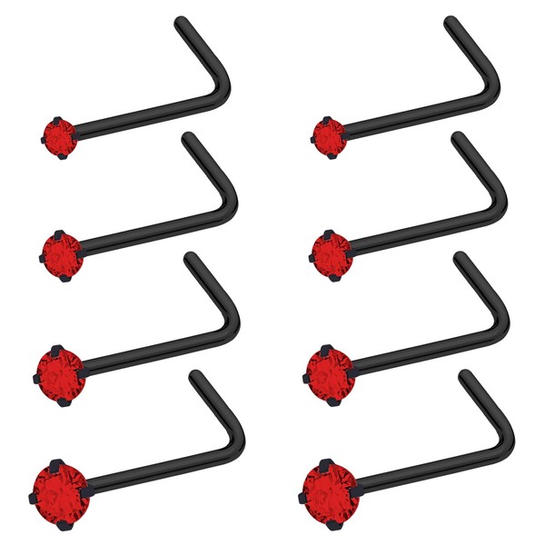 Pierstyles 20G 18G Nose Rings Studs Stainless Steel Nose Rings