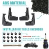 BestEvMod for EV6 Mud Flaps Non-GT Splash Guards Accessories,Splash Guard