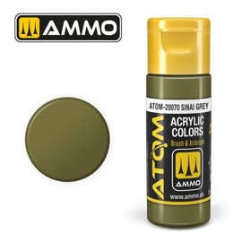 (MIG AMMO)CG20070 Atom Color Sinai Gray / (MIG AMMO)CG20070 아톰컬러 시나이 그레이