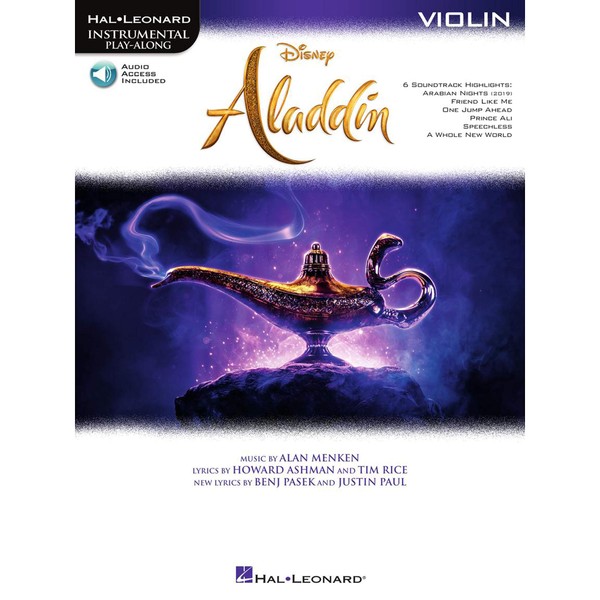 Aladdin - Violin Instrumental Play-Along: Instrumental Play-Along Series for Violin