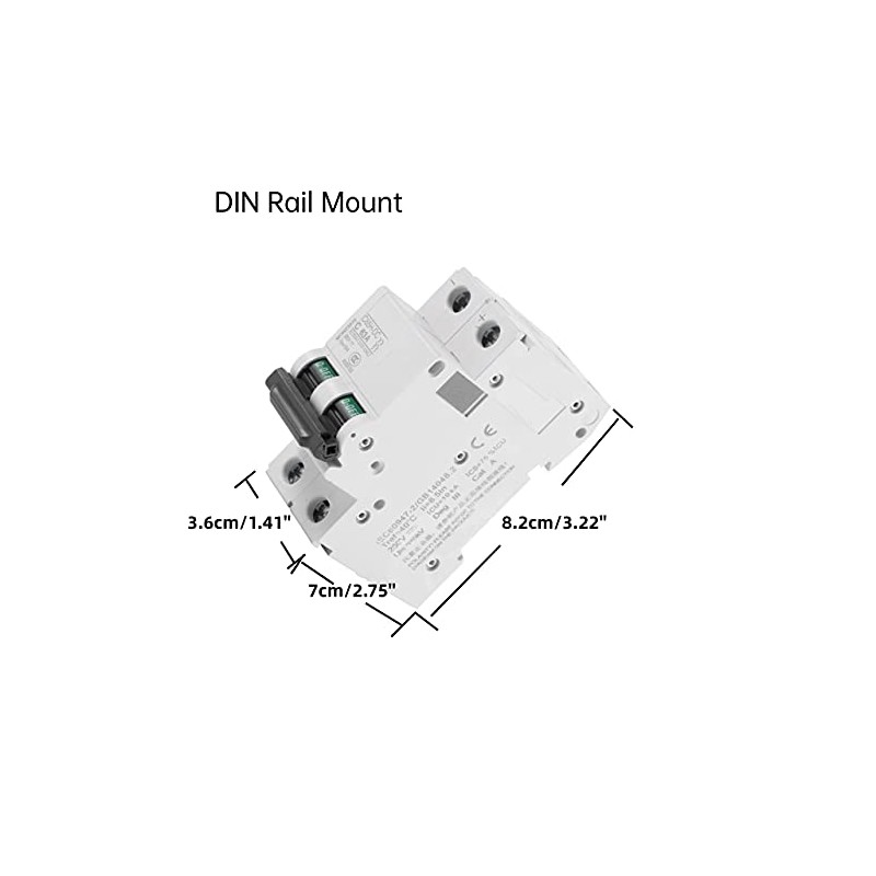 Disyuntor DC Interruptor de Circuito de Aire en Miniatura, 1pc