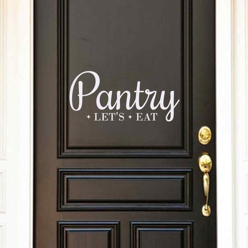 BATTOO Pantry Decal - Pantry Door Decal - Pantry Wall