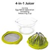 Manual Orange Juicer, Multi-purpose Fruit Squeezer Plastic Measuring Cup for