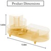 Rotating Makeup Organizer for Vanity with Brush Holder, Cosmetic Makeup